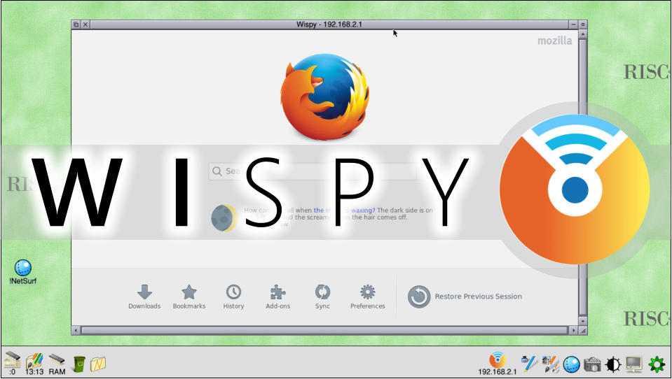 RISCOSbits Wispy - wireless networking for RISC OS