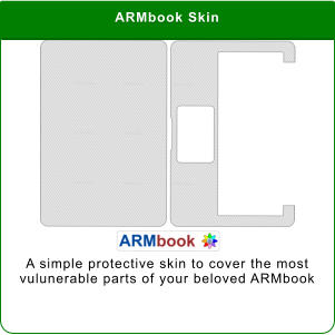 ARMbook Skin A simple protective skin to cover the most vulunerable parts of your beloved ARMbook